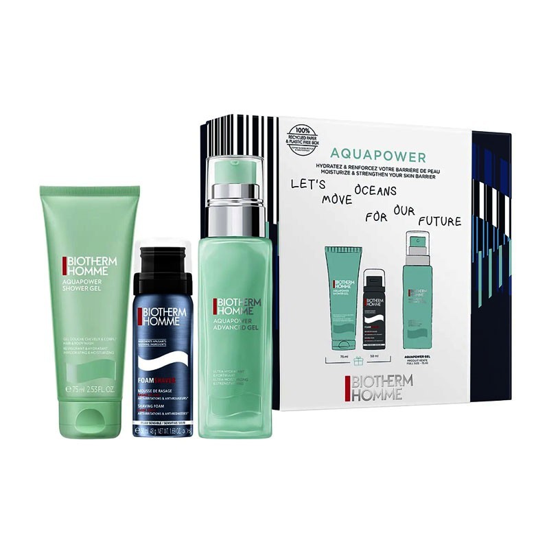 Biotherm Dárková sada pánské tělové a pleťové péče Aquapower