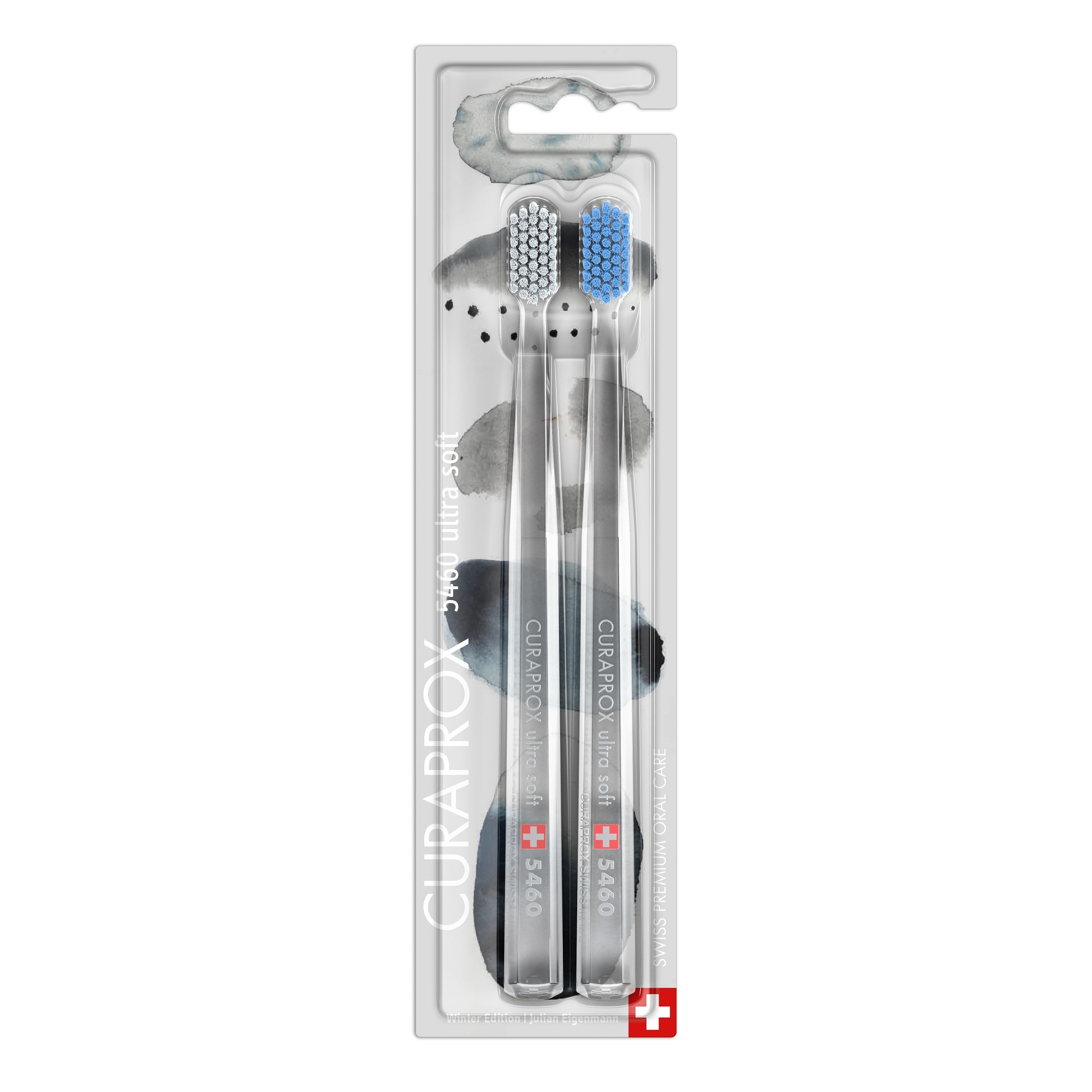 Curaprox Velmi jemný zubní kartáček 5460 Ultra Soft Duo Winter Edition 2021 2 ks