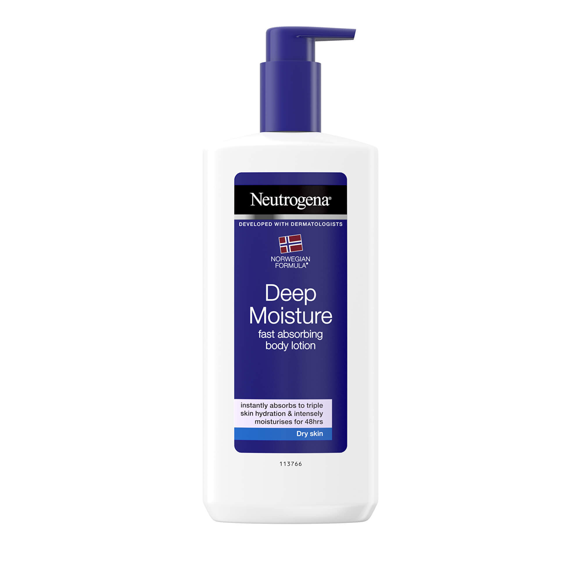 Neutrogena Hloubkově hydratační tělové mléko pro suchou pokožku 24 H 400 ml