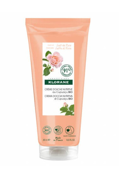 Klorane Vyživující sprchový gel Bio Růžové mléko (Nourishing Shower Gel) 200 ml