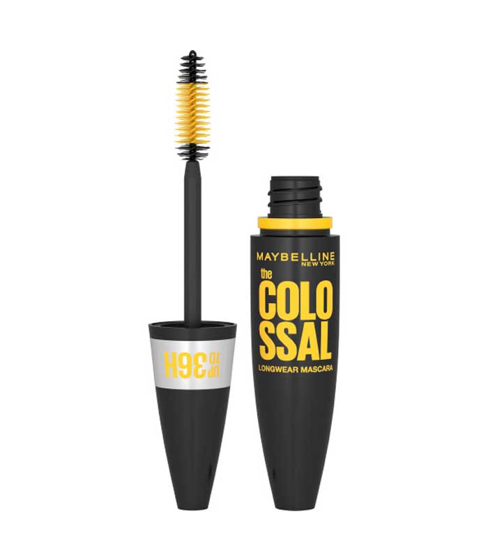 Maybelline Objemová řasenka The Colossal Longwear 36H 10,7 ml Black