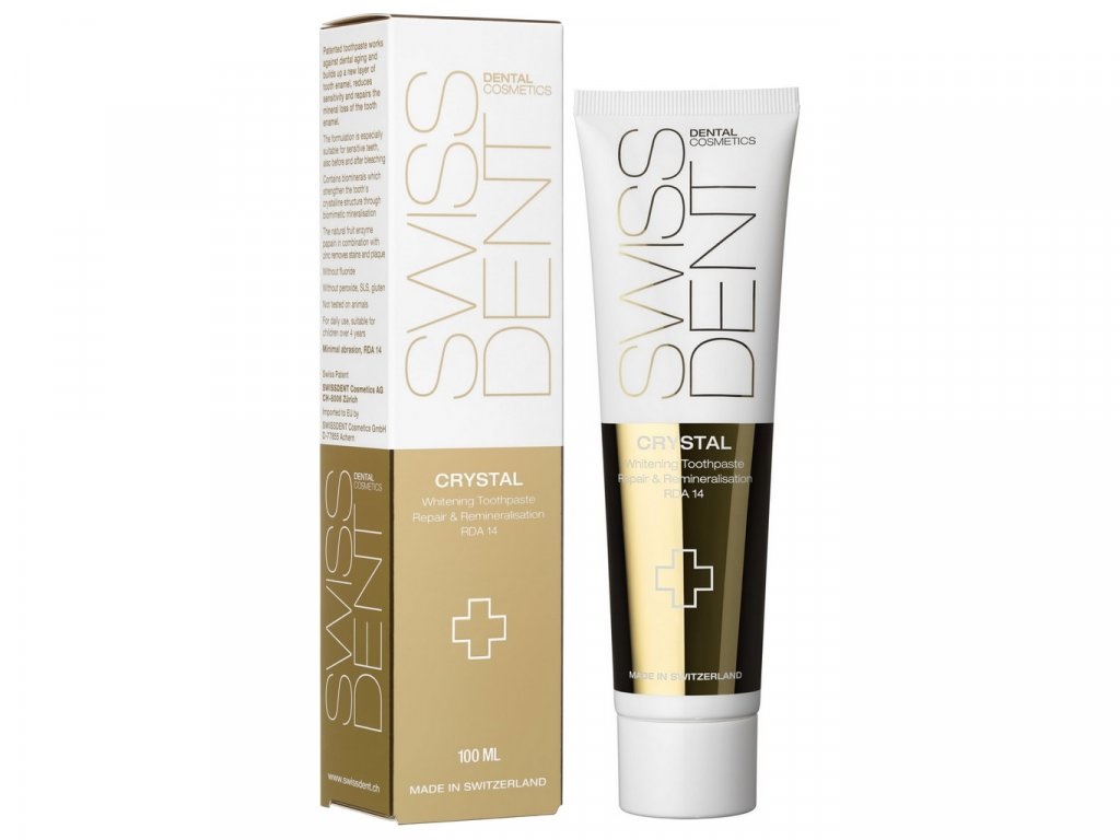 Swissdent Regenerační zubní krém s bělicím efektem Crystal (Repair & Whitening Toothcream) 50 ml
