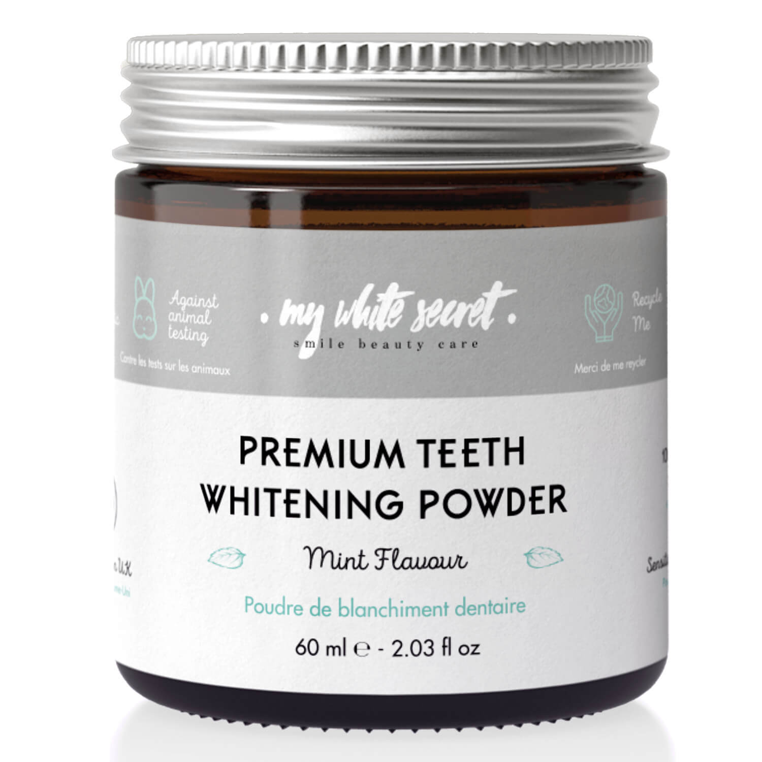 My White Secret Pudr pro bělení zubů (Whitening Powder) 60 ml