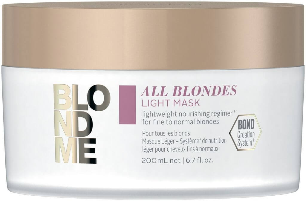 Schwarzkopf Professional Lehká vyživující maska pro jemné a normální blond vlasy All Blondes (Light Mask) 200 ml