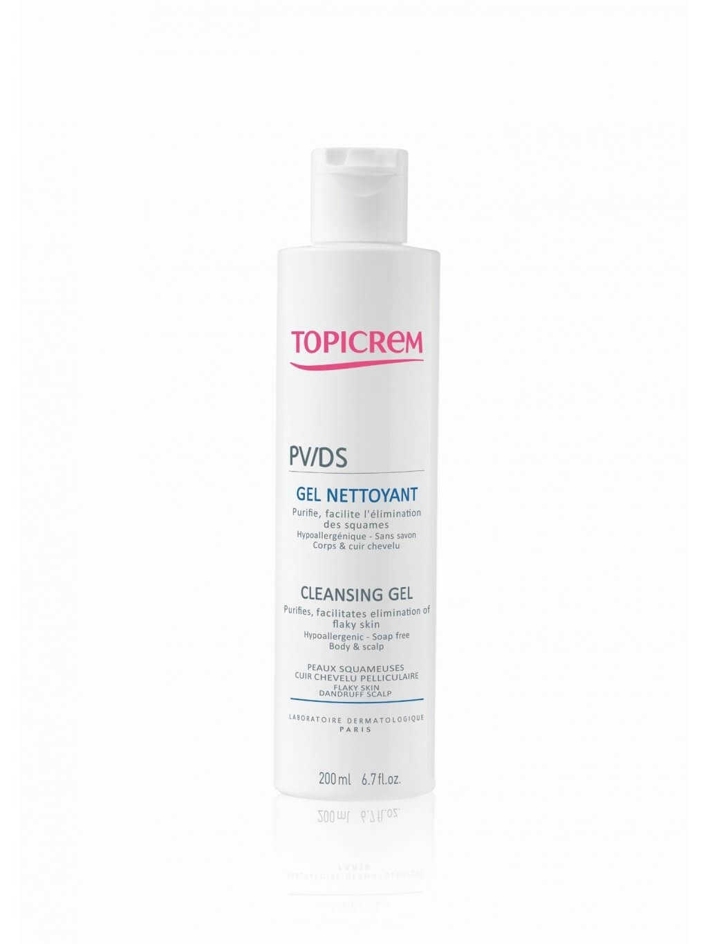 Topicrem Mycí gel na tělo a pokožku hlavy PV/DS (Cleansing Gel) 200 ml