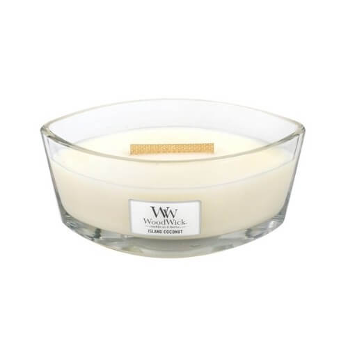 WoodWick Vonná svíčka loď Island Coconut 453,6 g