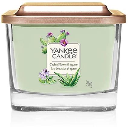 Yankee Candle Aromatická svíčka malá hranatá Cactus Flower and Agave 96 g