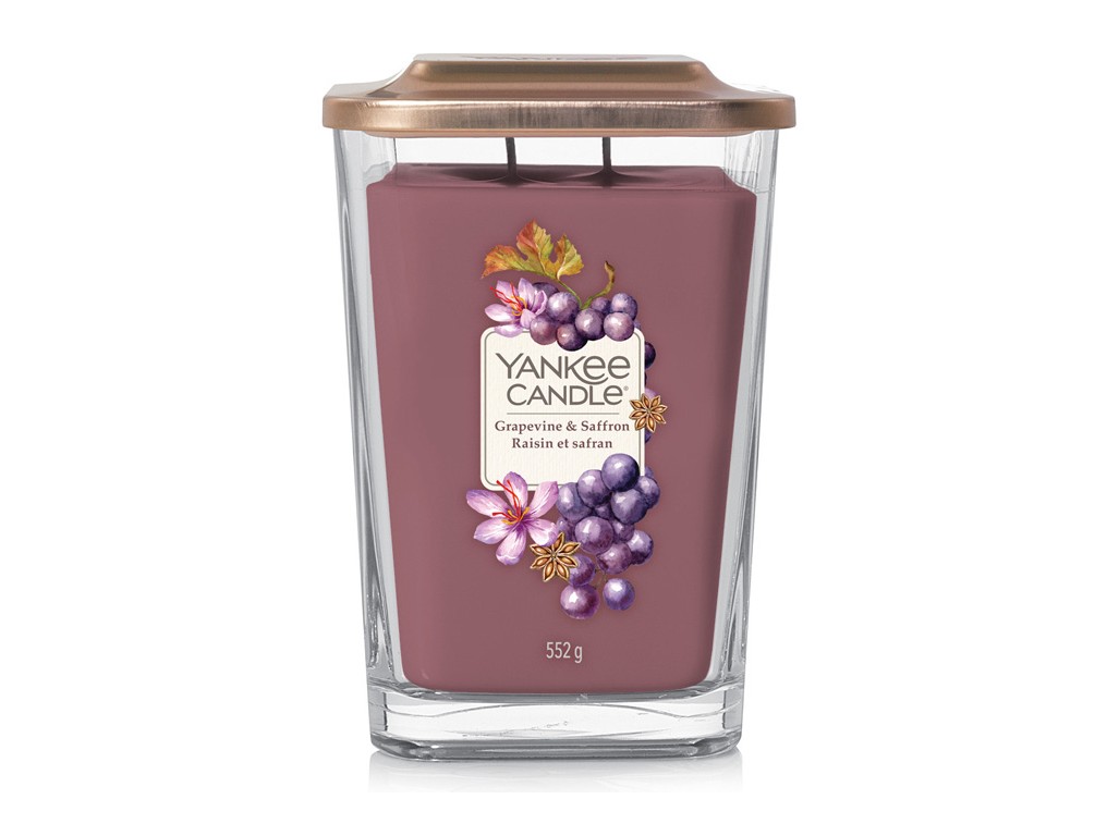 Yankee Candle Aromatická svíčka velká hranatá Candied Cranberry 552 g