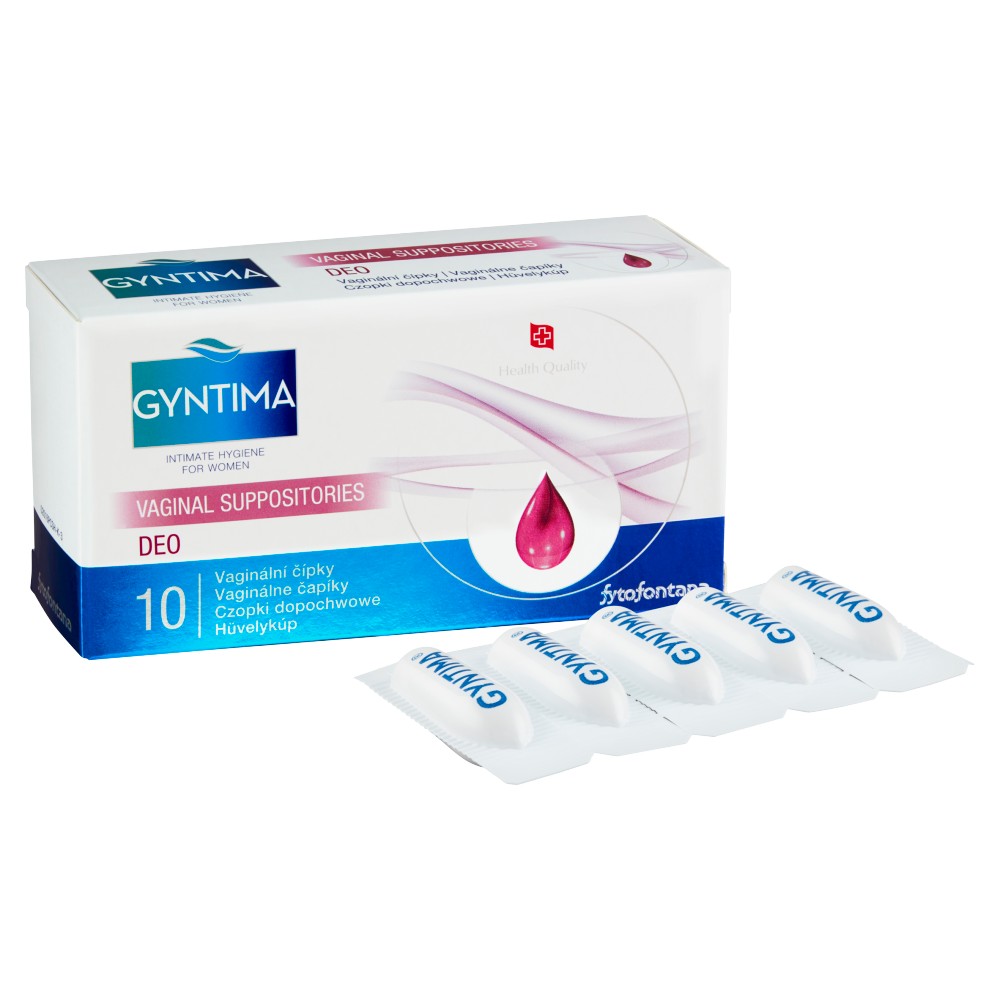Fytofontana Gyntima vaginální čípky DEO 10 ks