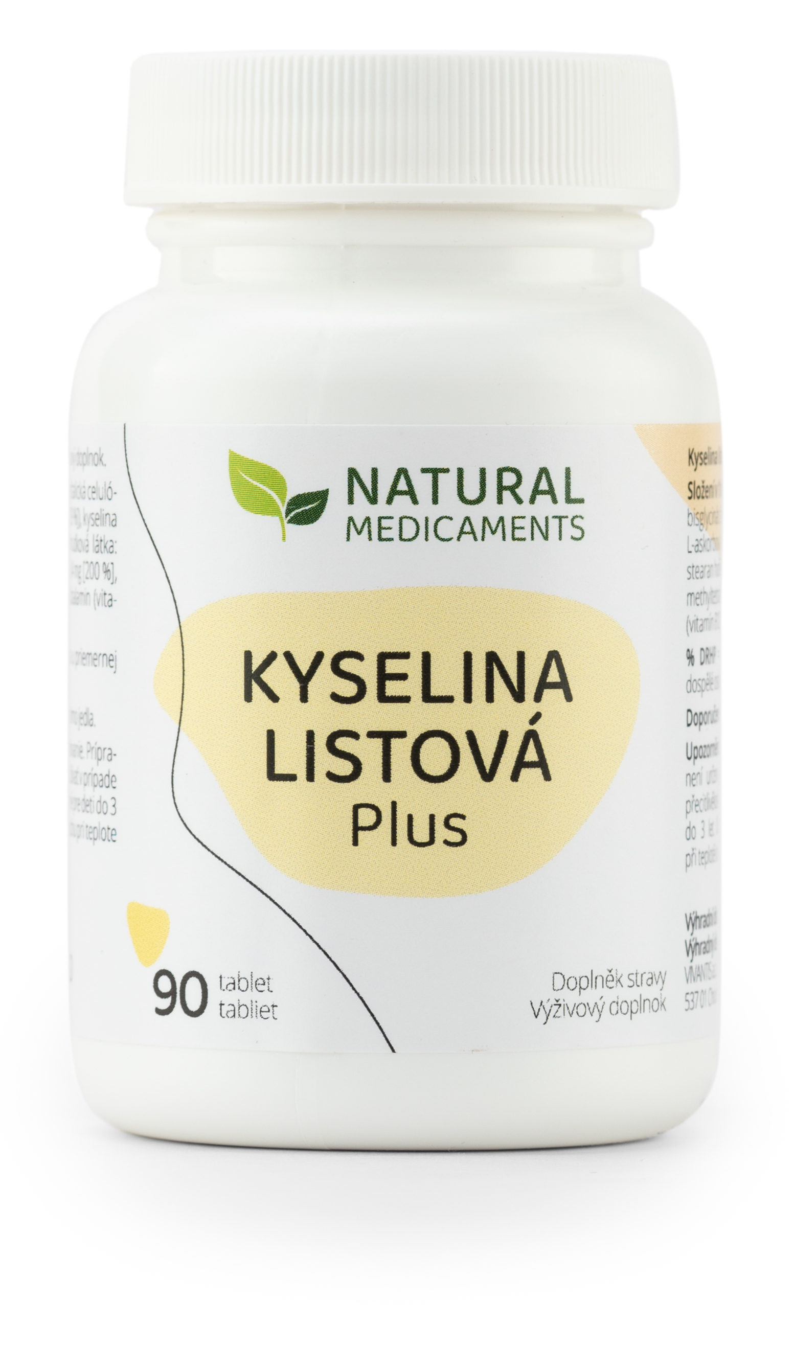 Natural Medicaments Kyselina listová Plus 90 tablet